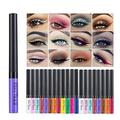 Spdoo Colored Liquid Eyeliners 12 Colors Colorful Liquid Eyeliner Set Matte Colorful Eye Liner Liquid Color Eyeliner Eye Makeup Smudgeproof Long Lasting Gel Eye Liner Gift Kit for Women