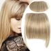 NRUDPQV human hair wigs for women Ladies Bangs Wig Front Fringe Head Clipped in the Human Hair Extension Wig Female Air Bangs Sideburns Qi Bangs Hairpin Adult Female Costume Wigs Toupees F