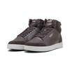Winterboots PUMA "SHUFFLE MID FUR", Damen, Gr. 46, grau (flat schwarz gray, cast iron, cool light gray), Synthetik, sportlich, Schuhe, Sneakerboots, Winterschuhe