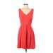 Claudie Pierlot Casual Dress: Red Dresses - Women's Size 38