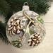 Ball The Holiday Aisle® No Pattern Ball Ornament Glass in Brown/Gray/Green | 4 H x 3.94 W x 3.94 D in | Wayfair 01A2293D4EDC4EED8895DE943F80C669