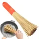 Brosse de nettoyage ronde en bambou mini brosse à récurer pour pots livres plats casseroles