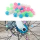 Perles lumineuses de roue de vélo en plastique coloré 36X clips de rayons de bicyclette décors de