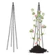 Bellisk – tour antirouille en treillis pour plantes grimpantes arc de jardin en métal pour