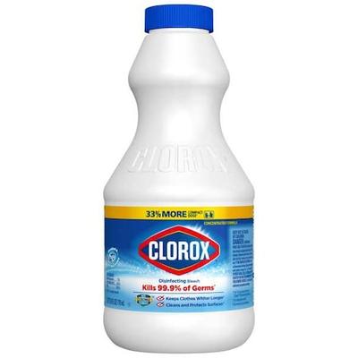 CLOROX 32251 Bleach, Bottle, Original, 12 PK