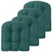 4 Pack U-Shaped Chair Pads with Polyester Cover - 17.5" x 17" x 3"