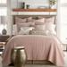 Mills Waffle Blush Full/Queen Quilt Set - Levtex Home