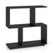 24 Inch 3-Tier Geometric Bookshelf with Thick Foot Pads - 24" x 8" x 24"