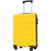 Quiet Spinner Wheels Luggage with TSA Lock Travel Suitcase, Yellow