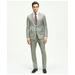 Brooks Brothers Men's Classic Fit Wool Sharkskin 1818 Suit | Light Grey | Size 38 Short