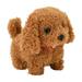 Electronic Interactive Dog Pet Toy Plush Golden Retriever Realistic Lifelike Animals Animated Stuffed Puppy Dog Toy Plush Battery Operated Dog Toy for Toddler Kids Girls Boys