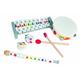 Janod - Confetti Holz-Musikset mit 4 Instrumenten, Musikinstrument für Kinder, Spielzeugnachbildung und Spielzeug für musikalisches Empfinden, ab 2 Jahren, J07600