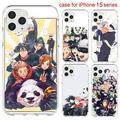 Jujutsu Kaisen for iPhone 13 Slim Thin Case Anime Soft TPU Edge PC Back Protective Cover for iPhone 13