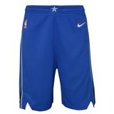 Youth Nike Blue Dallas Mavericks Icon Edition Mesh Performance Swingman Shorts