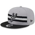 Men's New Era Gray San Antonio Spurs Chenille Band 9FIFTY Snapback Hat