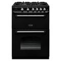 Rangemaster CLA60DFFBL/C Classic 60cm Dual Fuel Mini Range Cooker - Black