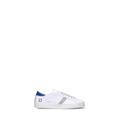 D.A.T.E. Sneaker uomo bianca/blu in pelle