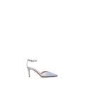 LARA MAY Slingback donna argento in pelle
