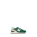 NEW BALANCE Sneaker uomo verde in suede