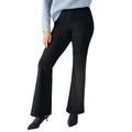 Plus Size Women's Knit Bootcut Pants With Pockets by ellos in Black (Size 12)