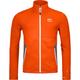 ORTOVOX Herren Unterjacke FLEECE JACKET M, Größe XXL in hot orange