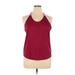 Nike Active Tank Top: Red Activewear - Women's Size X-Large