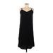 Gap Casual Dress - A-Line V Neck Sleeveless: Black Print Dresses - Women's Size Medium