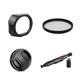 Camera Accessories Bundle Set For Olympus M.Zuiko Digital ED 9-18mm f/4-5.6 Lens With Olympus OM-D E-M10 Mark III, E-M10 Mark IV including LH-55B Lens hood Replacement, MC UV filter