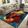 Large Rugs for Living Room - Geometric Box Pattern Non Shed Low Profile Anti Slip Geometric Rug for Dining Room Bedroom Living Room Large Carpet (Splash, 200x290)