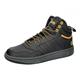 adidas Men's Hoops 3.0 Mid Lifestyle Basketball Classic Fur Lining Winterized Shoes Sneakers, core Black/core Black/preloved Yellow, 9 UK