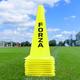FORZA Multi Sport Training Marker Cones – Durable Plastic Traffic Cones for All Sports & Training Drills | Bright Fluorescent Colours Options [Pack of 10 or 100] (15 Inch, Yellow, Pack of 100)