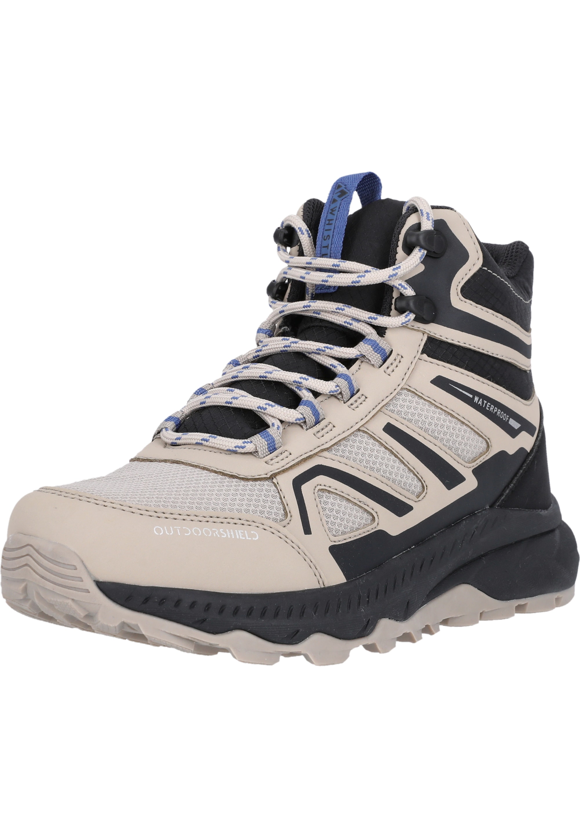 Stiefel WHISTLER "Niament", Damen, Gr. 37, grau (taupe), Kunstfaser, Polyurethane, Schuhe Stiefel, mit wasserdichter Eigenschaft