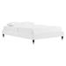 Modway Harlow Upholstered Bed Upholstered in White | 58 H x 63.5 W x 87 D in | Wayfair 889654171027