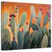 Ebern Designs Cactus Orange by Rick Kersten - Graphic Art Print in Green/Orange | 18" H x 24" W x 2" D | Wayfair EDDCEC2AEB154B59AC5C5734136D6B45