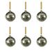 Corvell The Holiday Aisle® Ball Ornament Glass in Gray/Yellow | 3.25 H x 3.25 W x 3.25 D in | Wayfair 58BF4BF97CCB49FCA06F6835E4BC948F