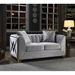 Everly Quinn Caelynn 68" Velvet Loveseat | 35.5 H x 68 W x 36 D in | Wayfair 6ECA3E62E4B54A048C45B2403AB232B1