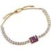 Women's BaubleBar Gold New York Giants Pull-Tie Tennis Bracelet