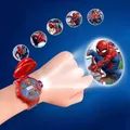 Montre-bracelet de Projection pour enfants Disney Minnie princesse Elsa Super héros horloge