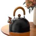 Bouilloire à thé en acier inoxydable style rétro pliable pour l'eau chaude rapide à bouillir