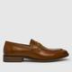 schuh raiden snaffle loafer shoes in tan