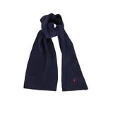 Logo Embroidered Knitted Scarf