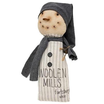 Woolen Mills Snowman Doll - Multi