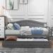 Twin Wooden Daybed with Trundle Bed, Sofa Bed for Bedroom Living Room