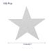 100 Pcs Star Cutouts Paper Star Cutouts for Party Classroom 5.3 Inch - 5.3 inches