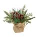 Mixed Greenery Christmas Arrangement - 12.00 in. x 14.00 in. x 8.00 in.