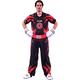 TOP TEN Kickboxuniform „Future“ - Gr. L = 180 cm, schwarz-rot