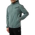 Champion Herren Legacy American Tech Poly-Baumwolle Interlock Full Zip Kapuzenpullover, Verde Blg, S