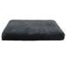 Dog Bed Mat Furniture Protector | Ultra Soft and Fluffy Plush Calming Pet Bed| Machine Washable Pet Cover on Sofa Couch Perfect for Large Medium Small Dogs - Dark grey