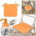 Skpblutn Home Textile Products Square Strap Garden Chair Pads Seat for Outdoor Bistros Stool Patio Dining Room Cushions Orange