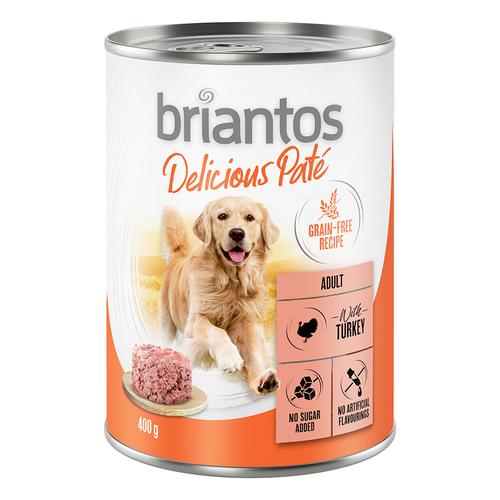 Sparpaket Briantos Delicious Paté 24 x 400 g - Pute